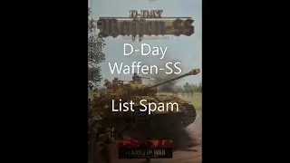 Flames of War: D Day Waffen SS List Spam