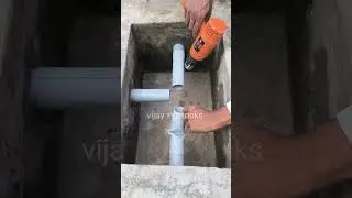 Wow 😳 Great Plumbing Trick To Install Tee In Small Space 😲