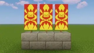 How To Make Fire King Banner In Minecraft | Minecraft Banner
