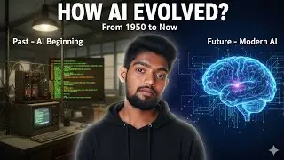 🤯 HOW AI EVOLVED:From 1950 to Modern DayThe Story of Artificial Intelligence #ArtificialIntelligence