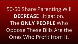 Stuart McMullen:  50-50 Shared Parenting Will DECREASE Litigation