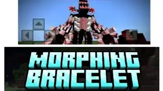 Minecraft multiversal warden Plus & morph bracelet addons || showcase 