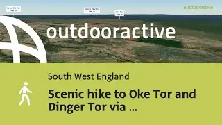 Flyover video: Scenic hike to Oke Tor and Dinger Tor via Belstone on June 22, 2025