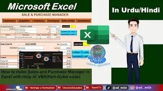 How to make Sales and Purchase Manager in Excel with Help of VBA/Part-6-Last(Dashboard)