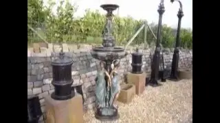 Garden Outdoor Maidens Bronze Water Fountain / Feature  - UKAA