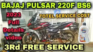 Bajaj Pulsar 220F Service cost | Pulsar 220 Bs6 2023 | Service Cost #mastivlogvideo