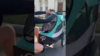 Best pet stroller to travel with on hot summer days 🌞 #petstroller #dogstroller #dogs #pettravel