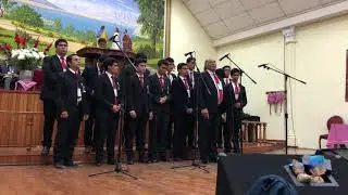 Como tu siervo Job, coro de varones, Antofagasta Norte