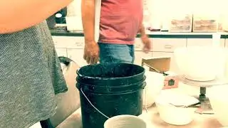 Pulling clay handles for cups