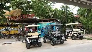 Drayton's do Belize quick stop at The Truck Stop.