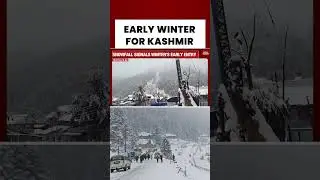 #winter Arrives Early In #kashmir: Fresh Snowfall In Gulmarg, Tourists Rejoice | India Today News