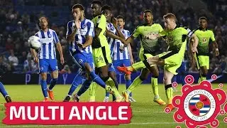 MULTI ANGLE | Stephen Quinn volleys Reading into the lead against Brighton