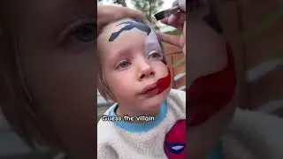 Guess this villain face painting #facepaint #shorts #facepaint #facepainting #facepainter #venom