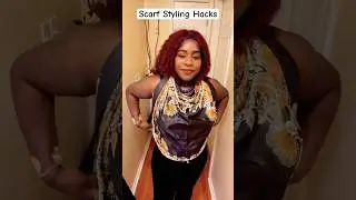 Simple Scarf Hack Tutorial for Everyone #youtubeshorts #scarf #accessories  #styling #fashionhacks