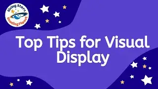 Top Tips for Visual Display from Reading Planet Rocket Phonics author