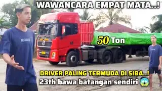 ⛔Baru ini jumpa...!!! Driver muda nyali baja || Usia 23th Rute  extrim muatan 50ton. #sibasurya