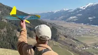 Wipe mini, der Zwerg am Osthang #modellflug #hangflug #hangglider #rcglider #rcplane