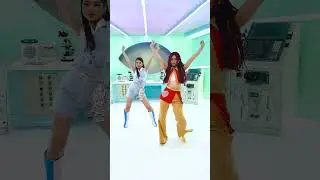 #BINI : Our BINI Colet and BINI Mikha are serving looks and moves in the #BINI_BlinkTwiceDC!💗👀✨