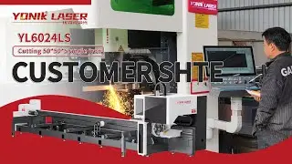 Side-mounted Three Chuck Laser Pipe Cutting Machine | Tube Fiber Laser Cutting Machine | 6KW