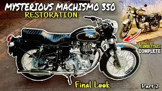 Old Model Bullet Machismo 350 Restoration In Mayapuri || Mysterious Machismo Final Look
