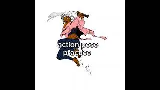 dynamic action poses of my oc nico =3 #animeoc #pose #animeeart #manga #art