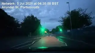 driving home at dawn from Fratton to Eastney / ASMR in a Car / Southsea, Portsmouth UK