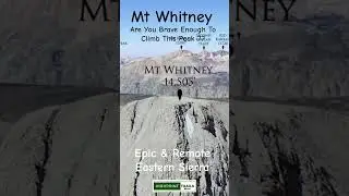 Are you up for some dangerous adventure?? #mtwhitney #mountains #easternsierra