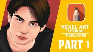 Vexel Art Tutorial/Timelapse PART 1