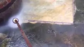 How to remove black spot from Indian sandstone www.cleaning-service.uk.com