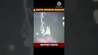 🎅 SANTA HORROR MAKEUP #shorts #crafts #makeup