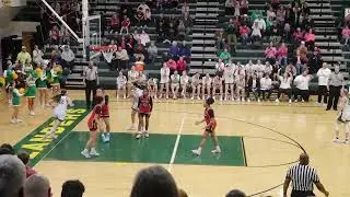Girls basketball early buzzer beater