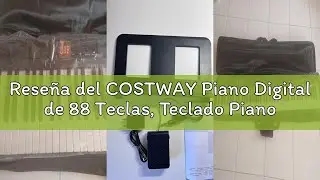 Rese&ntilde;a del COSTWAY Piano Digital de 88 Teclas, Teclado Piano Electr&oacute;nico Port&aacute;til con Bolsa, Pedal d