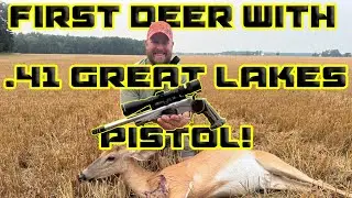 First Deer Ever with a .41 Great Lakes Pistol!