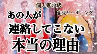 【辛口あります🙏】あの人が連絡してこない本当の理由⚡️（恋愛タロット💖）