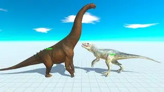 The REAL Difference Between Titanosaurus and Indominus Rex in Animal Revolt Battle Simulator