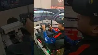 Suellio Almeida TESTING THE VRS RIG at the SIM RACING EXPO #simracer #simracing #f1simracing #vrs
