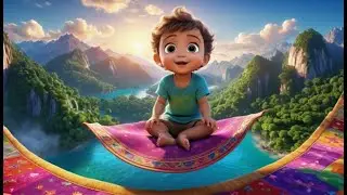Magic Carpet Over the Clouds | Flying Song for Kids | Adventure Nursery Rhymes and Baby Songs