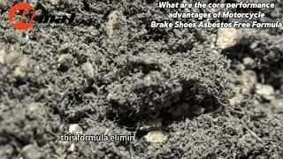 What are the Core Performance Advantages of Motorcycle Brake Shoes Asbestos Free Formula？#brakeshoes