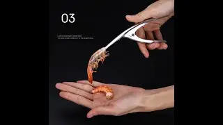 Seafood Cooking Tools Creative Convenient Shrimp Peel Device Kitchen #Gadgets #SHORTS