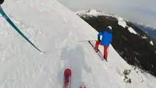 Tres Hombres double-black 3rd Run - Marmot Basin, Jasper - March 2022
