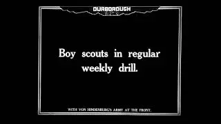 Rare German Boy Scouts Drill Footage With Sound | 1915, East Prussia.