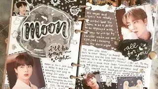 Scrapbooking ideas about BTS' jin aka Kim Seokjin #bts #btsarmy #btsjournal #scrapbooking #seokjin