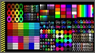 Mix All (italian brainrot, sprunki, Worm, Stickman, Car) Marble Race 14 in Algodoo