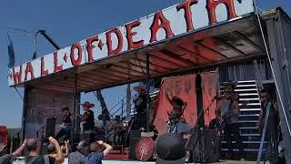 WALL OF DEATH GYPSY SHOW antes de empezar MOTORBEACH VINUESA