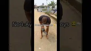 The last one 😂 How different people wear their slippers in Nigeria #relatable #shorts #funnyvideos