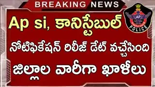 Ap police constable notification release date 2026 - Apslprb - police si constable recruitment 2026