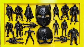 membersihkan mainan karakter avengers spiderman, hulk, ironman, thor,