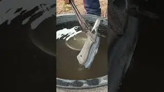 How blacksmiths in rural area make knife