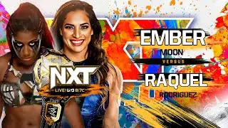 Raquel Rodriguez vs. Ember Moon And Kay Lee Ray Confronts Ember Moon WWE NXT WWE2K22 Universe