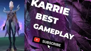 Karrie best Gameplay in mobile legends game #gaming #mobilelegends #karrie #viral #video